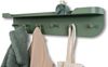 Wandgarderobe >Jil< in grün, Metall - 70x15x12cm (BxHxT) Bild 4