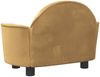 vidaXL Hundebett, Samt, Braun, 45 x 40 x 66 cm Bild 5