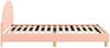 vidaXL Kinderbettgestell mit Kopfteil Rosa 90 x 190 cm Bouclé 42011034 Bild 5