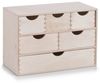 Zeller Present Aufbewahrungsbox Zeller 6er Schubladenelement Mini-Kommode aus Birkenholz Bild 2