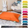 Green Bean® Kinder-Sitzsack 70x100cm & 70 Liter EPS-Perlen Füllung - Indoor & Outdoor Bean Bag Sitzkissen - Orange Bild 4