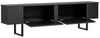 Modern Industrial TV Stand, Black Wood Finish, 180 x 50 x 30 cm | 100% Melamine Coated Particle Board, 18 mm Thickness | Stylish & Functional Design for Living Room & Entertainment Spaces Bild 4