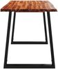 vidaXL Esstisch Baumkante 110x70x75 cm Massivholz Akazie 353288 Bild 5
