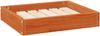 vidaXL Hundebett Wachsbraun 51,5 x 44 x 9 cm Massivholz Kiefer 867640 Bild 2