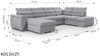 Couchgarnitur PASCARA U-Form mit Schlaffunktion-Sand /Otto. Rechts Bild 2