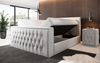 Boxspringbett Velano mit TV Lift und Stauraum 140x200 Weiß H2 (bis 70kg) Bild 4