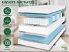 DREAMSTAR Ergo Flex XXL Duo Taschenfederkernmatratze 80x200 cm | ergonomische 7-Zonen Matratze | Öko-TEX® | H2 (0-80kg) & H3 (80-100kg) | Hypoallergen & Antibakteriell | 22 cm hoch 80x200 cm Bild 3