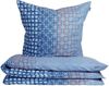 Schiesser Bettwäscheset Henka - Feinbiber - 2-teilig - 155 x 220 cm - Hellblau-Braun Bild 2