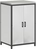 vidaXL Küchenaufbewahrung mit Regal Silber 60 x 50 x 92 cm Stahl 874994 Bild 2