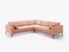 Micadoni Ecksofa Bemy 5-Sitzer Samt Rosa Bild 2