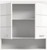 INOSIGN Hängeschrank Siena, Breite 74cm, 2 Türen, 1 offenes Fächer, MDF-Front in verschiedenen Farben erhältlich, Badmöbel, Badschrank, Schrank, Bad Bild 3