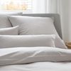 elegante Mako-Satin Bettwäsche Hamburger Streifen|155x220 cm + 80x80 cm| sandelegante Mako-Satin Bettwäsche Hamburger Streifen Bild 2