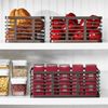 mDesign Allzweckkorb Gitterbox Drahtkorb Aufbewahrung 3er Set Metall Bronze Bild 3
