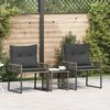 vidaXL Gartenmöbel Set 7 pcs Grau und Dunkelgrau Poly-Rattan 42025157 Bild 4