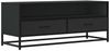 vidaXL TV-Schrank Schwarz 100x34,5x40 cm Holzwerkstoff und Metall 848814 Bild 2