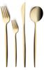 Karaca Besteck-Set Bella Besteck-Set 30tlg, 6 Personen, Edelstahl Tafelbesteckset, Gold (24-tlg), 6 Personen, 18/10 Edelstahl, bruchfest rostfrei Bild 4