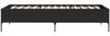vidaXL Bettgestell Schwarz 75x190 cm Holzwerkstoff und Metall 844991 Bild 5