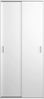 Dmora Kleiderschrank 2 Türen Cindy, Schlafzimmermöbel, Schrank, Garderobe, 78x48 h175 cm, Weiß Bild 5