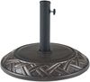 Sonnenschirmständer Bisegna Beton Ø50x7cm Bronzefarben 25 kg [casa. pro] Bild 2