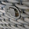 Verstellbarer Polyrattan Comfort Relax Ohrensessel Gartensessel Polster Hocker Bild 3
