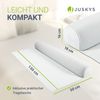 Juskys Aufblasbarer Rausfallschutz Louana 130 cm - Schnell aufblasbar mit Fußpumpe, ideal für Urlaub - Rausfallschutz Baby Kinderbett Bettkantenschutz Bild 5