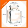 gouveo Vorratsglas Gewürzgläser 150 ml eckig mit Korken - Korkengläser mit Korkverschluss, (12-tlg) Bild 3