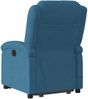 vidaXL Massagesessel mit Aufstehhilfe Elektrisch Blau Samt 3204343 Bild 4