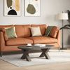 vidaXL Couchtischbeine X-Form 2 Stk. Naturstahl 50x(30-31) cm Stahl 4012939 Bild 2