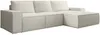 Vente-unique - AMELIA Sofa StoffSamt Beige - B 167 cm x H 85 cm x L 297 cm Bild 3