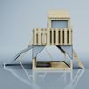 PolarPlay Spielturm Madita aus Holz in Blau Bild 3