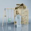 PolarPlay Spielturm Madita aus Holz in Blau Bild 2