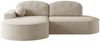 Ecksofa Schlafsofa Sofa GIRONA Stoff Arena Beige Ottomane Links Bild 2
