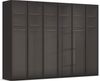 rauch Kleiderschrank Schrank Garderobe SKAT SHINE Breiten 151/201/251/301cm, Höhe 223/235cm (3 verschiedene Ausstattungen BASIC/CLASSIC/PREMIUM (inkl. SOFT-CLOSE) edle Schrankfront mit hochwertigen Glasrahmentüren MADE IN GERMANY Bild 1