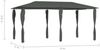 vidaXL Pavillon mit Pfostenverkleidung 2,98x5,3x2,59 m Grau 160 g/m² 313619 Bild 4