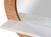 Wandspiegel Mango 65 x 15 x 65 natur lackiert / Marmor weiß BARCELONA #561 Bild 2