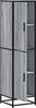 vidaXL Highboard Grau Sonoma 35,5x35x139 cm Holzwerkstoff und Metall 849057 Bild 5