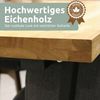 Massivholz Wohnzimmertisch MEDO - 180x100cm, Eichenholz, X Gestell | Esstisch Holz Küchentisch Esszimmertisch Bild 4