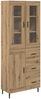 vidaXL Highboard 2 pcs Artisan-Eiche 69,5 x 34 x 180 cm Holzwerkstoff 3415922 Bild 2