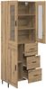 vidaXL Highboard 2 pcs Artisan-Eiche 69,5 x 34 x 180 cm Holzwerkstoff 3415922 Bild 5