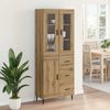 vidaXL Highboard 2 pcs Artisan-Eiche 69,5 x 34 x 180 cm Holzwerkstoff 3415922 Bild 4