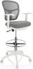 hjh OFFICE Arbeitsstuhl Arbeitshocker TOP WORK 108 W Stoff/Netzstoff Grau Bild 4