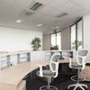 hjh OFFICE Arbeitsstuhl Arbeitshocker TOP WORK 108 W Stoff/Netzstoff Grau Bild 2