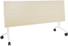 Zusammenklappbarer Schreibtisch mit Rädern Heller Holzfarbton CAVI Bild 5