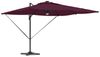 Roma Parasol, Sonnenschirm, Gartenschirm Rot 286 x 284 x 270 cm Aluminium und Polyester Bild 3