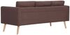 vidaXL 2-tlg. Sofagarnitur Stoff Braun [276852] Bild 5