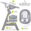 Hauck Hochstuhl Alpha Plus Grey Newborn Set (Set, 4 St), Holz Babystuhl ab Geburt inkl. Aufsatz für Neugeborene & Sitzauflage Bild 1