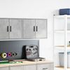 vidaXL Garagen-Wandschrank Betongrau Holzwerkstoff 860649 Bild 3