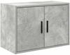 vidaXL Garagen-Wandschrank Betongrau Holzwerkstoff 860649 Bild 2