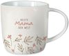 Grafik-Werkstatt Kaffeetasse mit Spruch 300 ml Porzellan Tasse Beste Mama der Welt, Weiß Bild 1