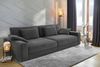 Jockenhöfer Gruppe Big-Sofa Milano XXL, B: 290 cm, mit Zierkissen, Relaxfläche 120x240 cm, Federkern Bild 4